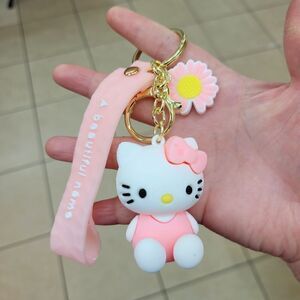 Brand New Pink Hello Kitty Keychain
